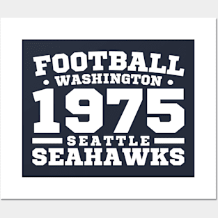 Football Washington 1975 Seattle Seahawks Posters and Art